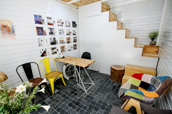 Ngôi nhà 10m2 giữa Thủ đô xây không cần gạch