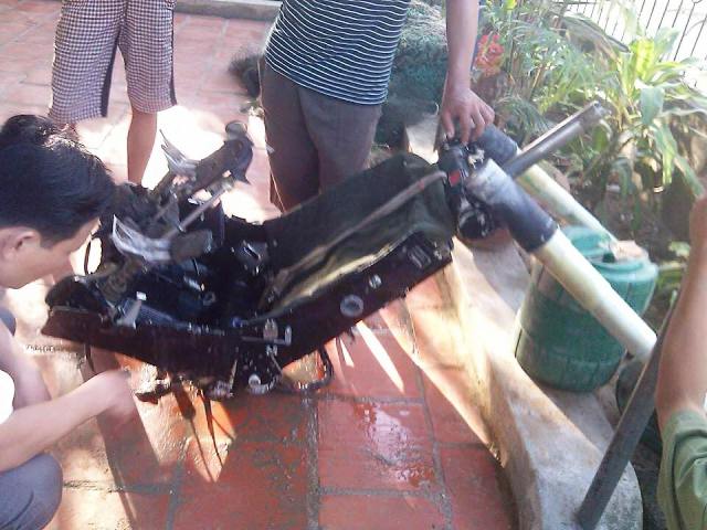 Ngư dân Thanh Hóa vớt được ghế nghi của Su-30 MK2