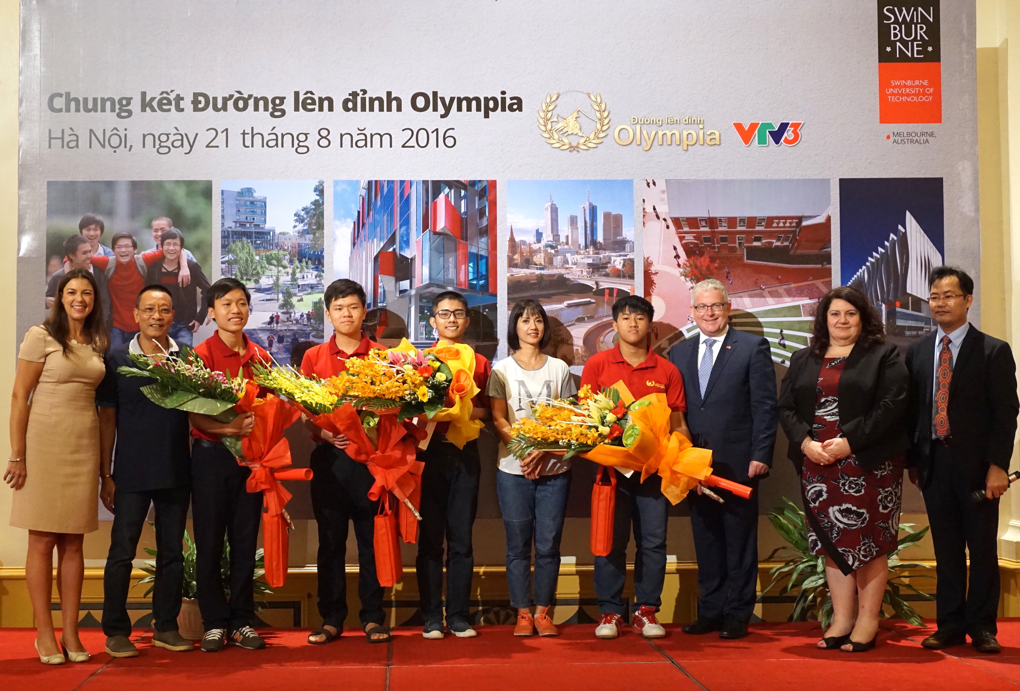 Trường ĐH Kỹ thuật Swinburne cấp học bổng cho Quán quân đường lên đỉnh Olympia