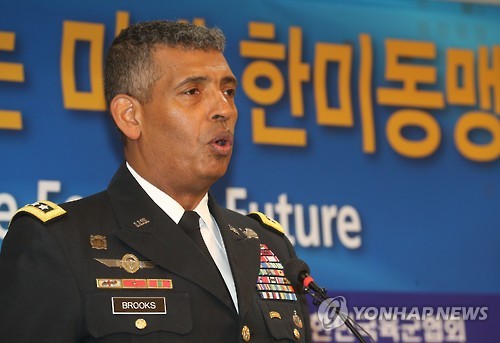 Tư lệnh liên quân Mỹ - Hàn (USFK), tướng Vincent K. Brooks. Ảnh: YONHAP