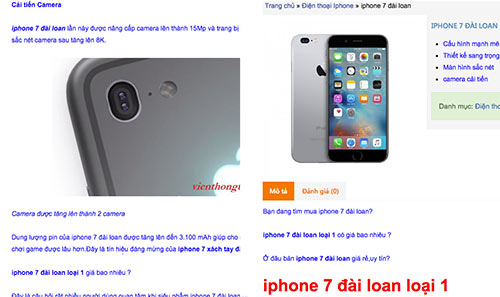 Chưa ra mắt, iPhone 7 đã được chào bán tràn lan ở Việt Nam