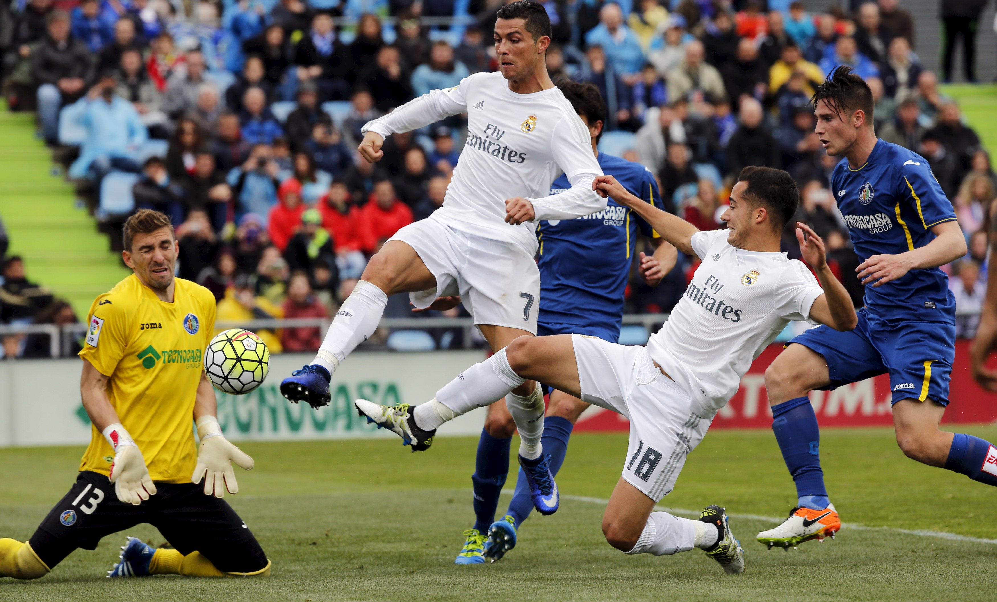 Đè bẹp Getafe, Real Madrid lên nhì bảng La Liga