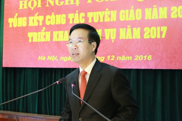 Ông Võ Văn Thưởng: Tỉnh táo ứng xử với thông tin trên mạng