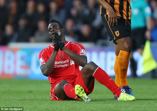Balotelli trong màu áo Liverpool