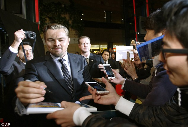 Leonardo DiCaprio được chào đón nồng nhiệt tại Nhật
