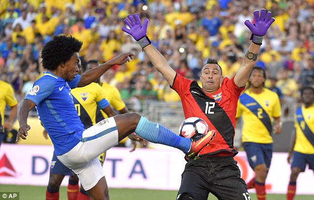 Brazil mất chất samba, hòa nhạt Ecuador