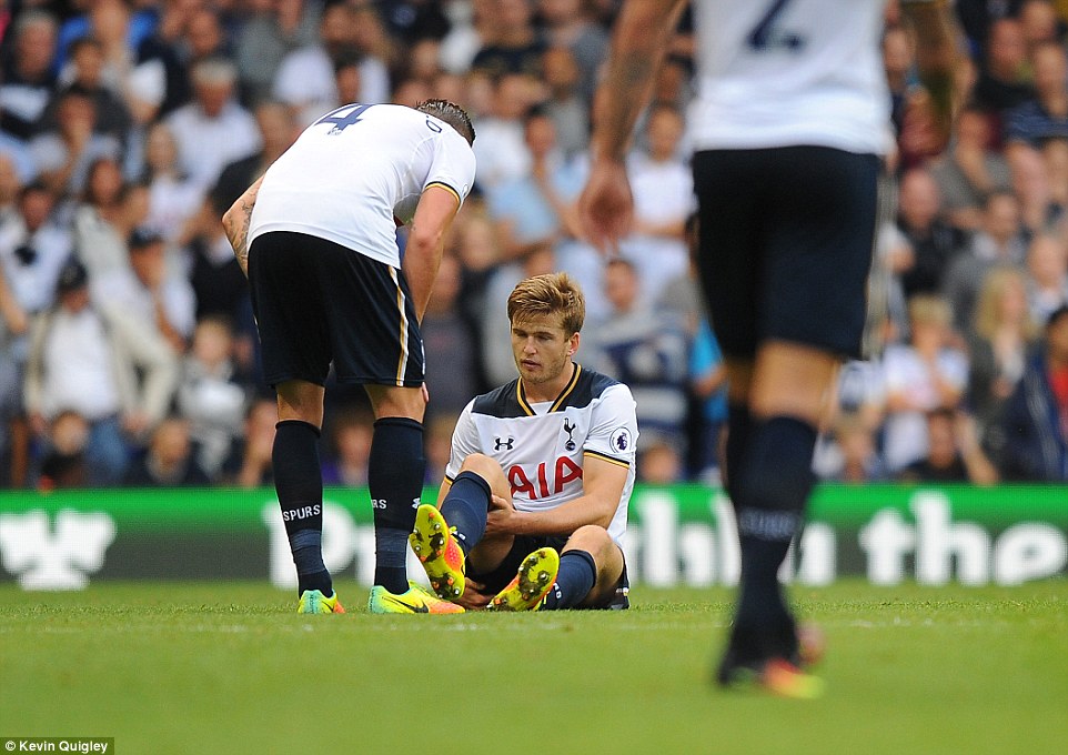 Eric Dier bị chấn thương dây chằng