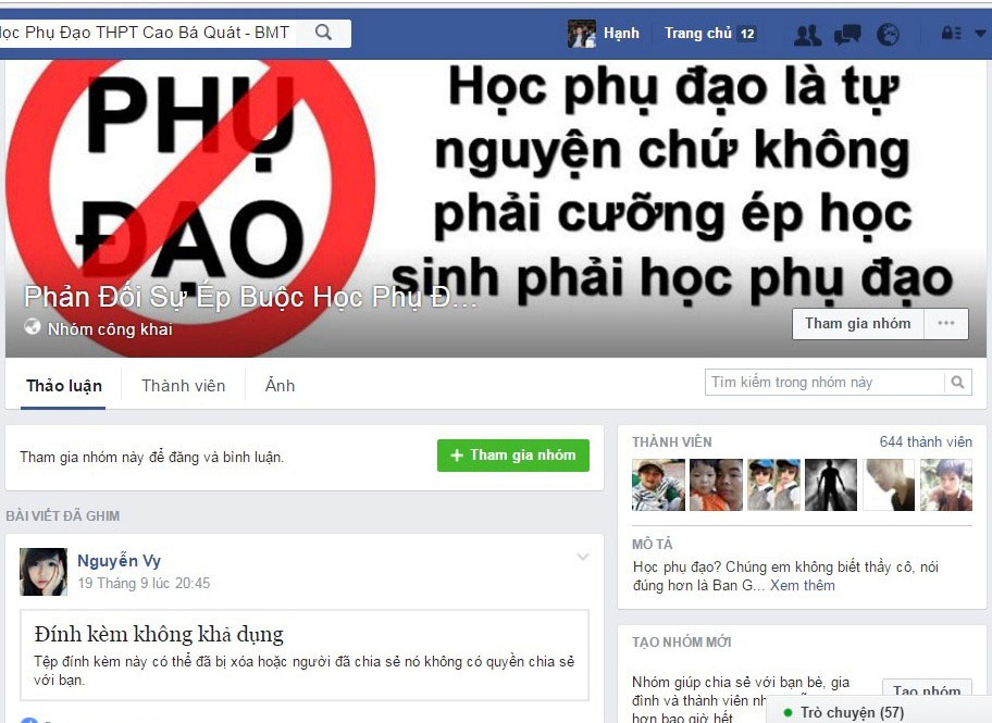Quyết liệt phản đối học thêm