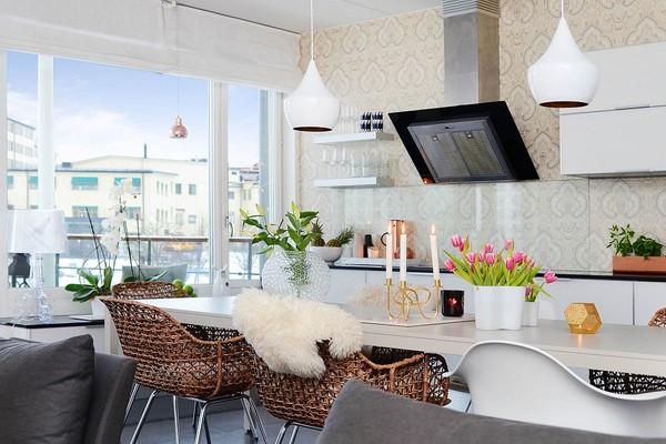 Mãn nhãn với căn hộ 90m² ngập tràn ánh sáng tự nhiên