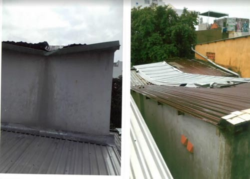 Gần 10 tấn sắt “treo” trên đầu người dân