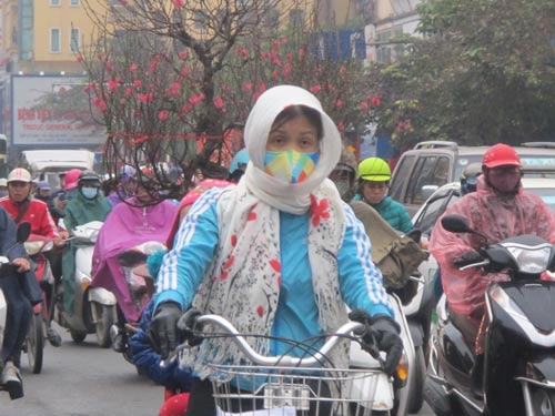 Giá rét bao phủ toàn miền Bắc