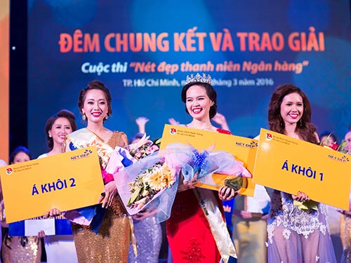 Trần Thị Thu Hiền (Viet Capital Bank) đoạt danh hiệu hoa khôi