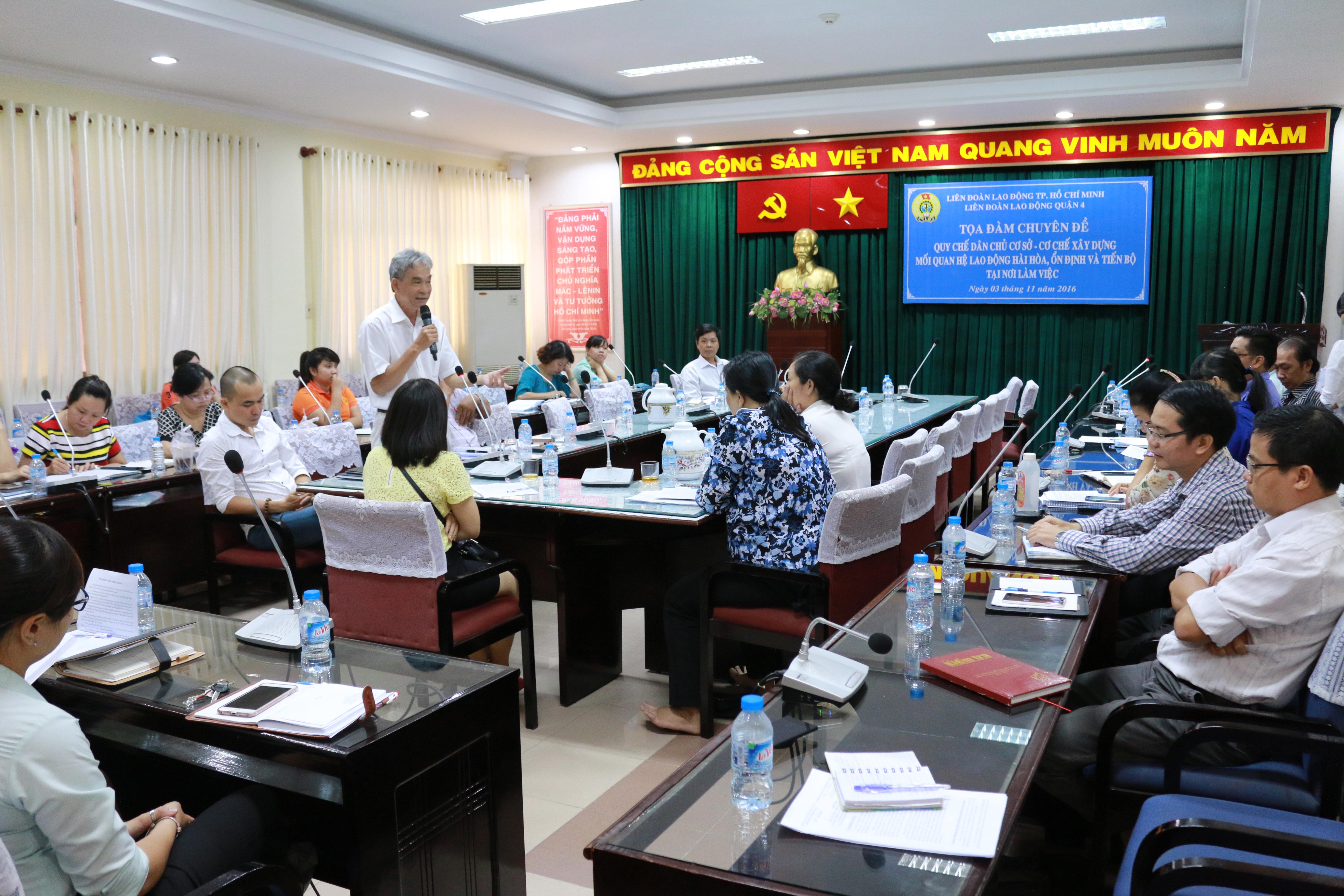 Trao đổi kinh nghiệm xây dựng quy chế dân chủ