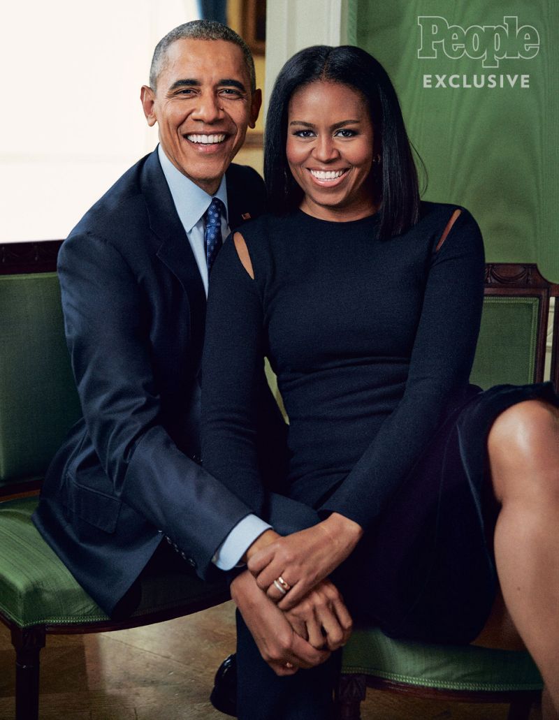 Vợ chồng Tổng thống Barack Obama. Ảnh: People