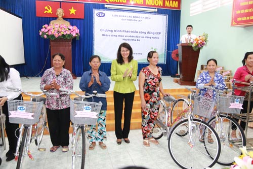 Quỹ CEP đẩy mạnh hoạt động hỗ trợ cộng đồng