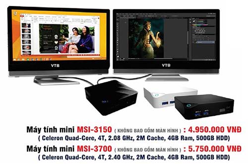Máy tính nhỏ gọn dành  cho gia đình