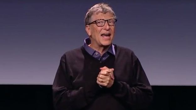Tỉ phú Bill Gates cũng xuất hiện tại sự kiện. Ảnh: Facebook