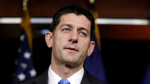 
Chủ tịch Hạ viện Paul Ryan r&uacute;t lại lời mời &ocirc;ng Trump đến Lễ hội M&ugrave;a thu Cộng h&ograve;a. Ảnh: REUTERS
