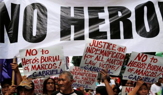 Philippines: Biểu tình phản đối vinh danh nhà độc tài Marcos