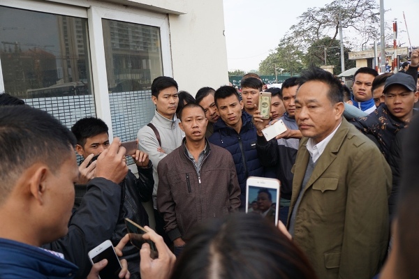 Các tài xế, đại diện nhà xe