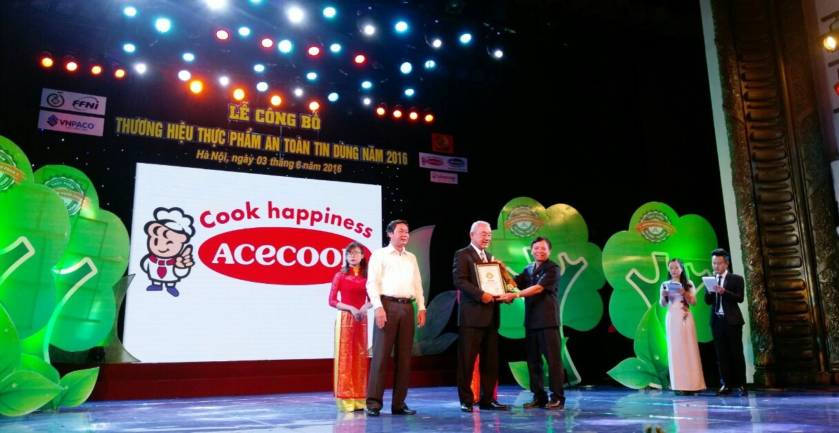Acecook Việt Nam đạt giải thưởng Vietnam Good Food 2016