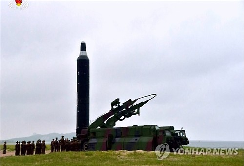 Các vụ thử tên lửa của Triều Tiên bị cho là hành vi đe dọa an ninh khu vực. Ảnh: Yonhap News