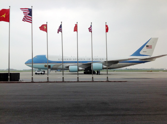 38 danh mục đặc biệt cho chuyên cơ Tổng thống Obama