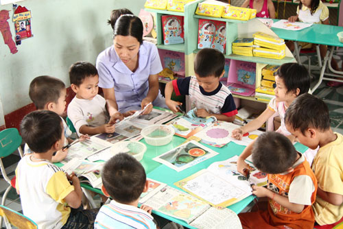 TP HCM: Trường mầm non  giữ trẻ dịp hè