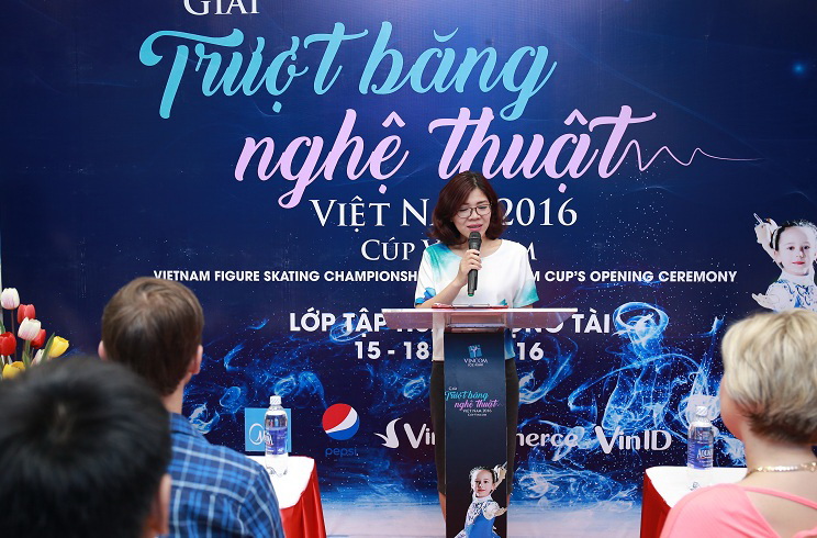 Khởi động giải trượt băng nghệ thuật Việt Nam 2016 - Cup Vincom