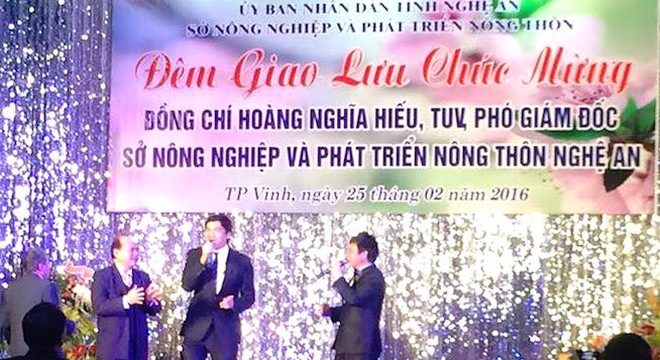 Bí thư Nghệ An: Xử nghiêm vụ mở tiệc mừng phó giám đốc sở