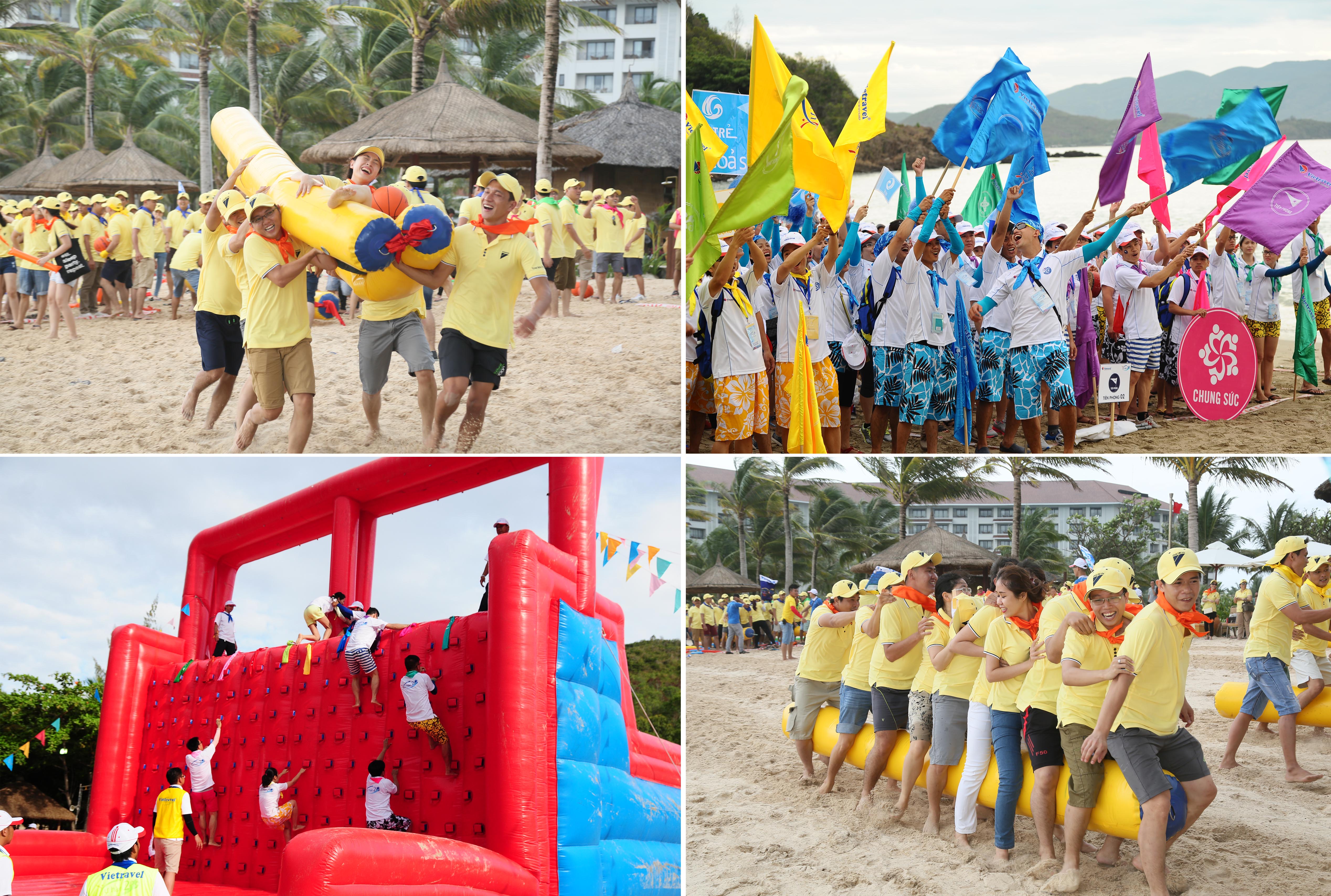 Concept Olympics chứa đựng nhiều thử thách mới lạ, hấp dẫn dành cho tập thể năng động Ảnh: BEEVENT