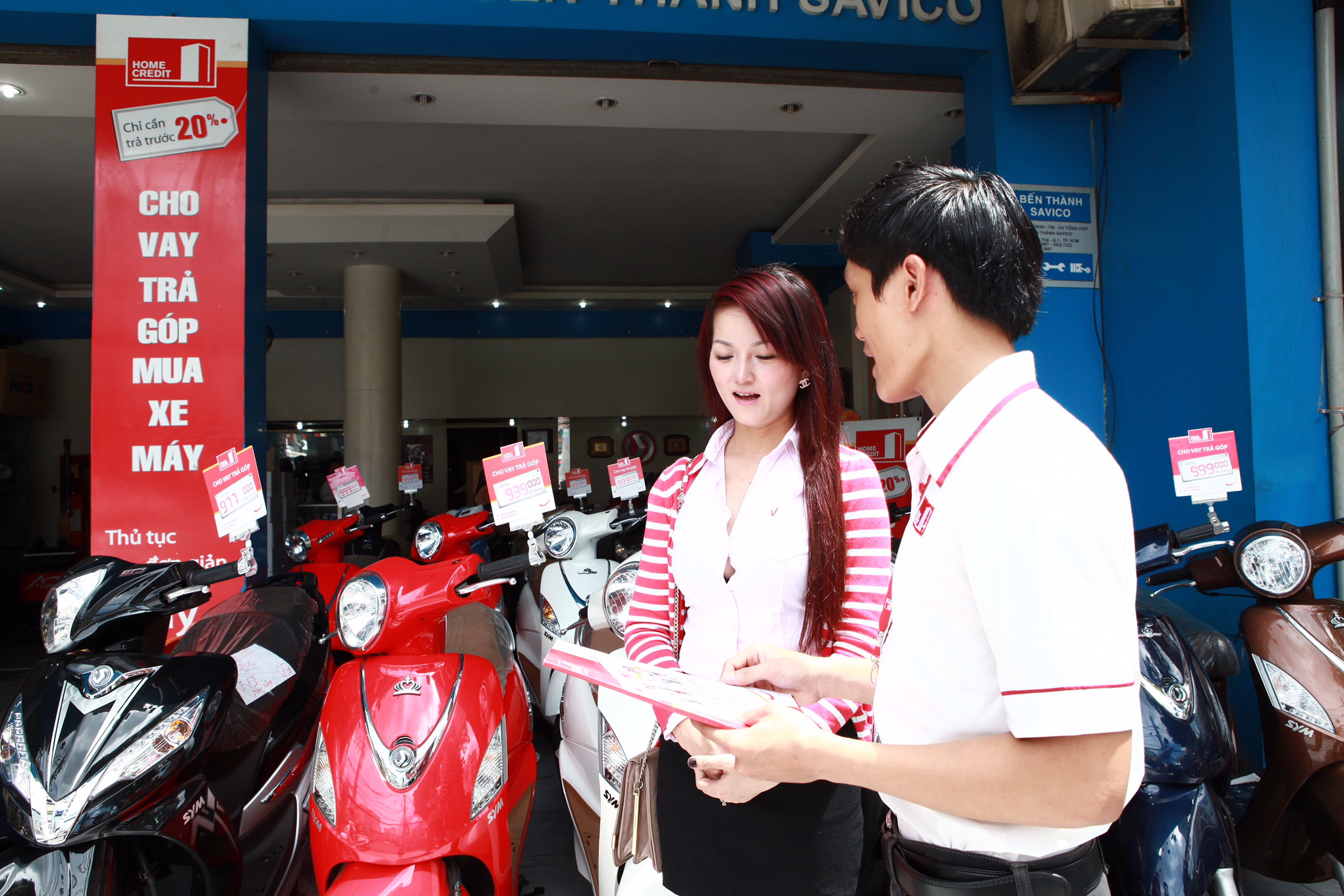Home Credit cho vay mua xe máy lãi suất 1,39%
