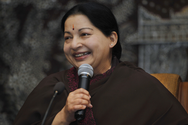 Bà Jayalalithaa Jayaram qua đời ở tuổi 68 hôm 5-12. Ảnh: AP
