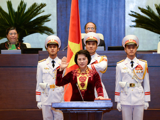 Đại biểu QH không quay phim, chụp ảnh tại lễ nhậm chức