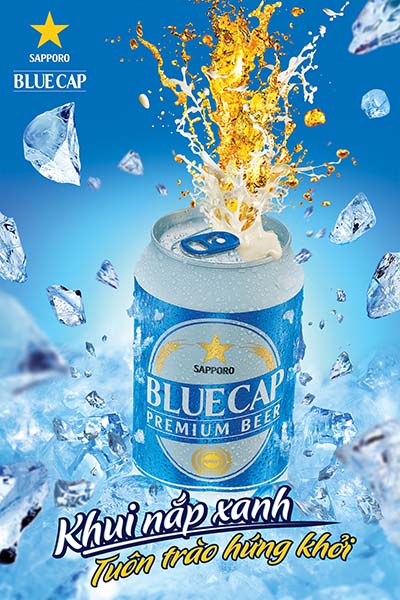 Bia Blue Cap dành riêng cho thị trường Việt