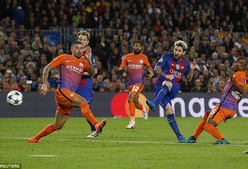 Messi ho&agrave;n tất hat-trick cho ri&ecirc;ng m&igrave;nh