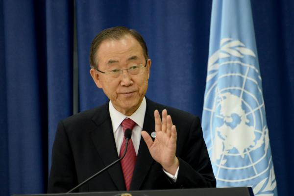 Tổng Thư ký Liên Hiệp Quốc Ban Ki-moon. Ảnh: UPI