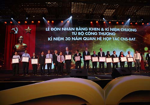 CNS - BAT nhận bằng khen của Bộ Công Thương