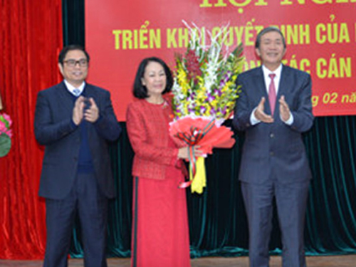 Bà Trương Thị Mai làm Trưởng ban Dân vận Trung ương