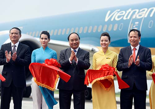 Boeing 787 Dreamliner "mở hàng" Cảng Hàng không quốc tế Cát Bi