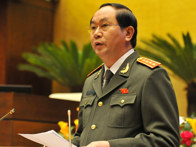 Tháng 3, Bộ trưởng Trần Đại Quang trình QH Luật Biểu tình
