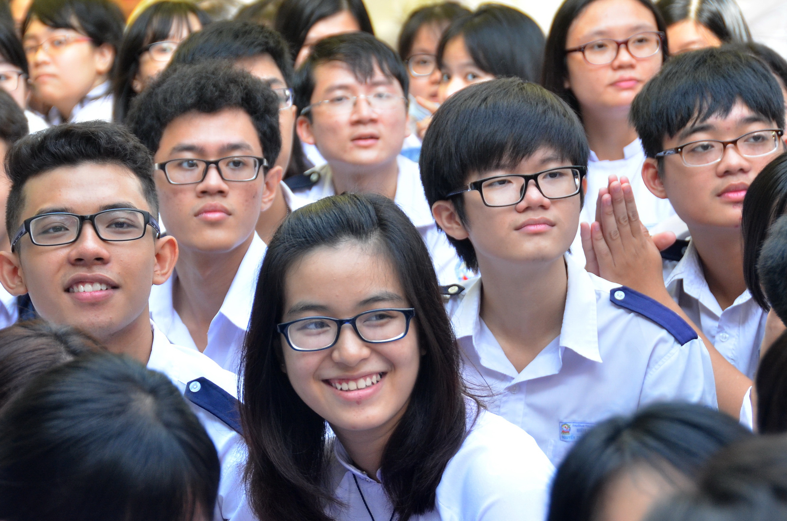 Học sinh Trường THPT Bùi Thị Xuân