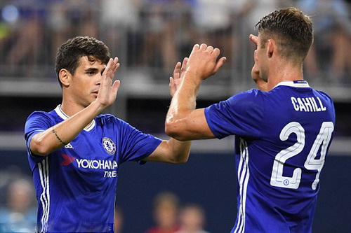 Oscar lập cú đúp, Chelsea đè bẹp AC Milan