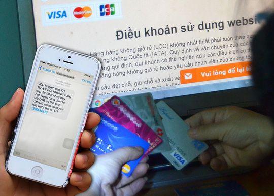 Vietcombank khuyến cáo về gian lận trong giao dịch trực tuyến