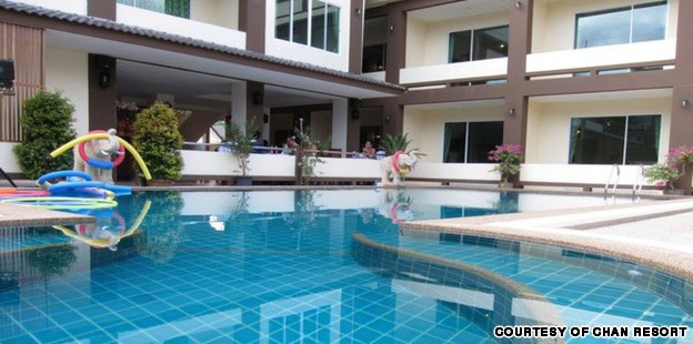 Một g&oacute;c hồ bơi tại Chan Resort. Ảnh: Chan Resort