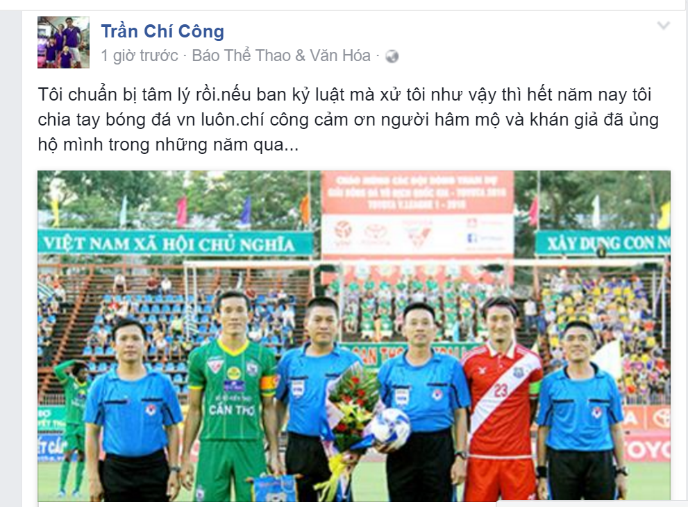 Chí Công dọa giải nghệ, người hâm mộ càng bức xúc