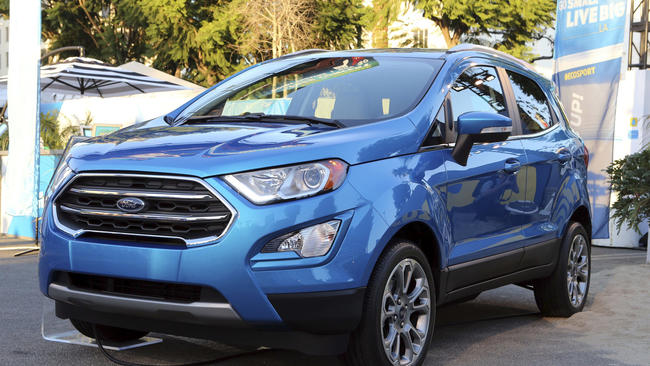 Ford EcoSport 2018 chuẩn bị ra mắt trong vài tuần tới