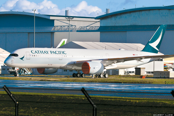 Cathay Pacific khai thác máy bay Airbus A350-900 mới