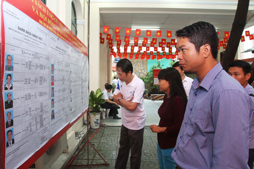 105 người trúng cử đại biểu HĐND TP HCM