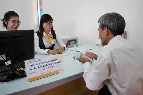 Ngày  5-9 chi trả lương hưu, trợ cấp